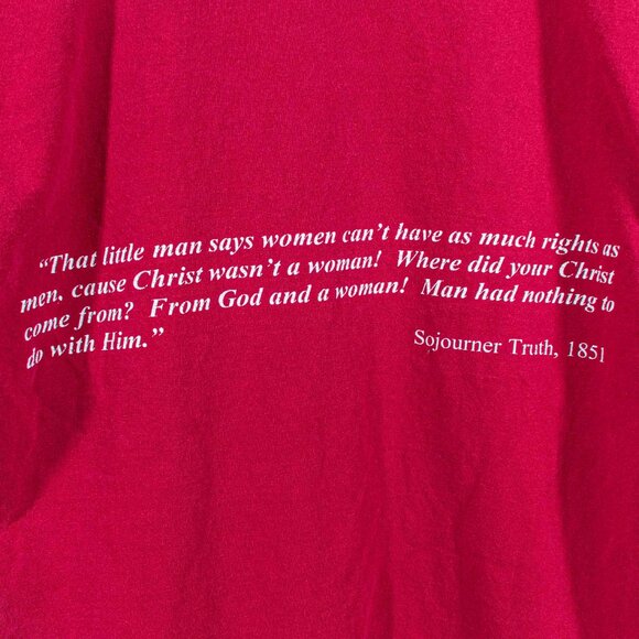 Black Woman Definition T-Shirt Urban Profile Sojourner Truth Large Y2K - Picture 9 of 11